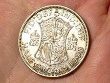 1946 George VI  Half Crown Coin Dark Toned   #MR31