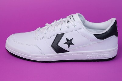  NEW Unisex CONVERSE CONS Fastbreak Pro Leather WHITE BLACK  A10201C Full Box 