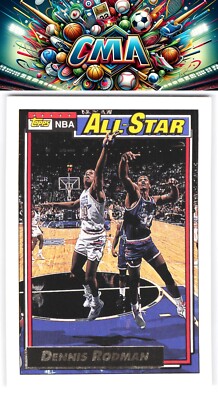 1992-93 Topps #117 Dennis Rodman Gold | eBay
