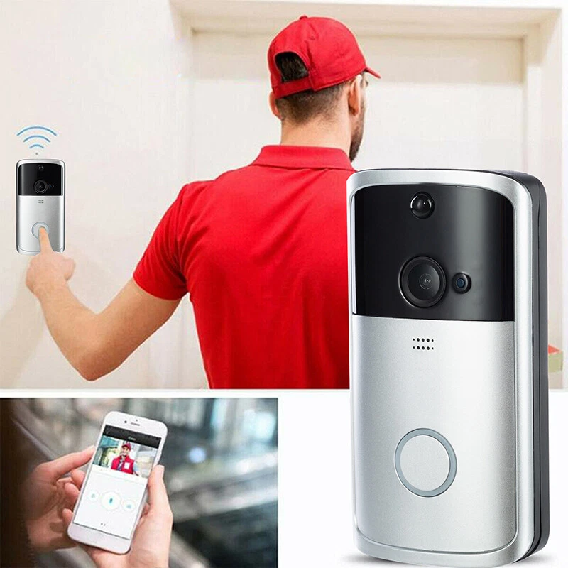 Smart Wireless WiFi Ring Doorbell Security Intercom Video Camera Door Bell