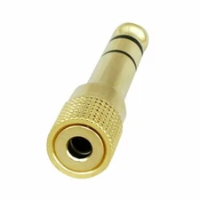 (3 Pack) 3.5mm 1/8" Female to 6.5mm 1/4" Male Headphone Stereo Audio Jack Adapte