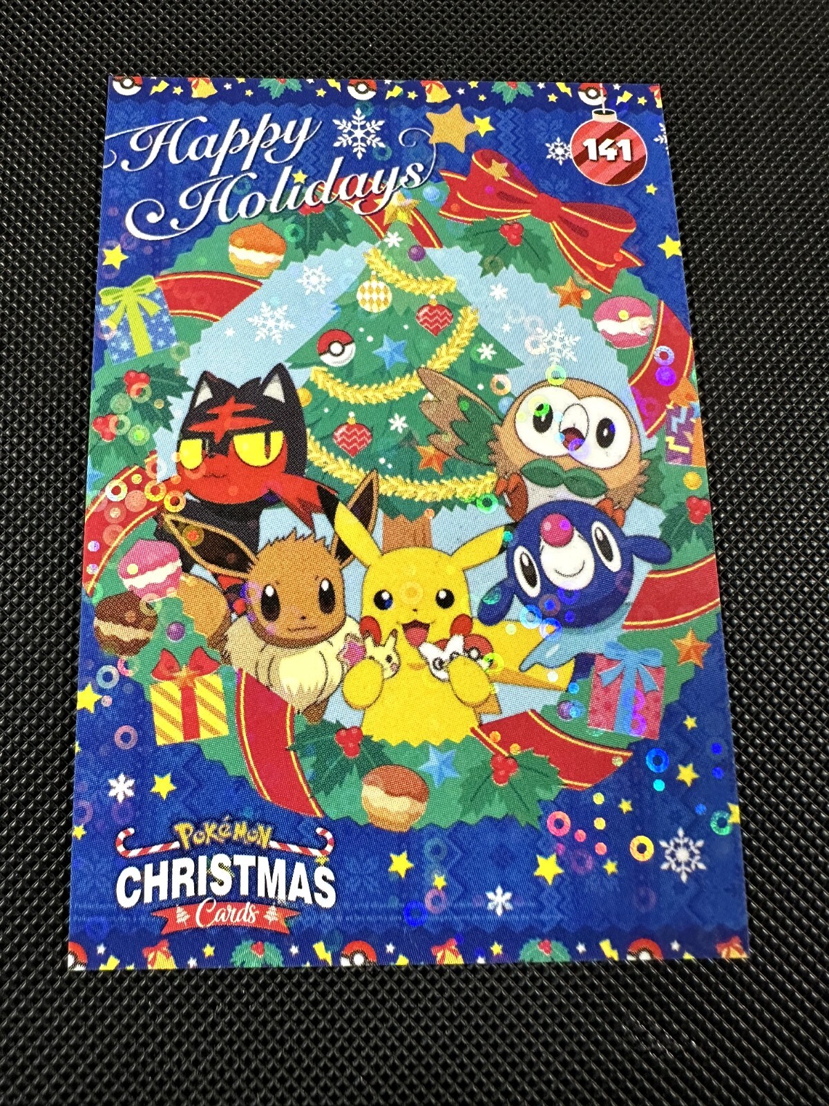 Pokemon 2024 Peru DKV Collectoons Christmas Set #141 Eevee Pikachu Rowlet 