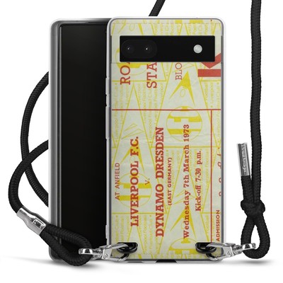 DeinDesign Hülle mit Band Handykette Google Pixel 6A Liverpool vs Dynamo Dresden