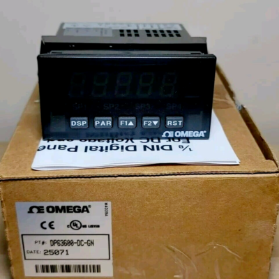 Omega Engineering DP63600-DC-GN Digital Panel Meter, Green