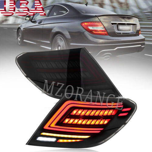 Smoked LED Tail Light Brake Lamp For Mercedes Benz W204 C200 C250 C300 20072014 eBay