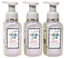 Bath  Body Works Whipped White Cocoa Hand Wash Soap Foaming Foam 3pc Gray Grey