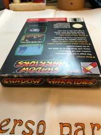 Cartuccia singola originale Shadow Warriors per Nintendo NES Pal UK