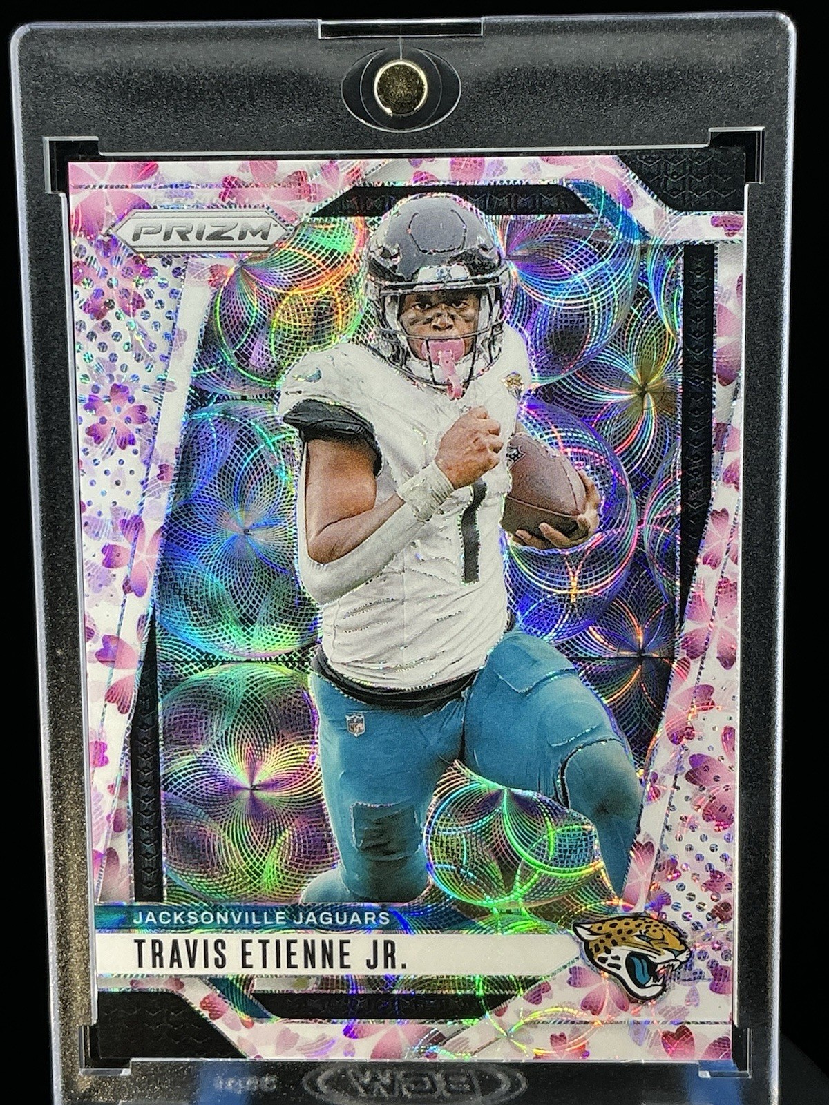 2024 Panini Prizm Choice Travis Etienne Jr Cherry Blossom Prizm /15 Jaguars #130