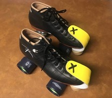 Riedell 495 Roller Skates 5 1/2 D/B Gamma Torch Revenge Lowboy Derby USA W7.5 M6