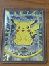 PIKACHU Pokemon 1999 TOPPS NM Card #25 TV Animation Black Logo - Holo Rays