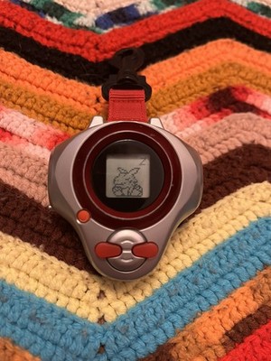 Digimon Digivice D-ARK Silver Red 2001 Bandai Digital Monster JAPAN Import