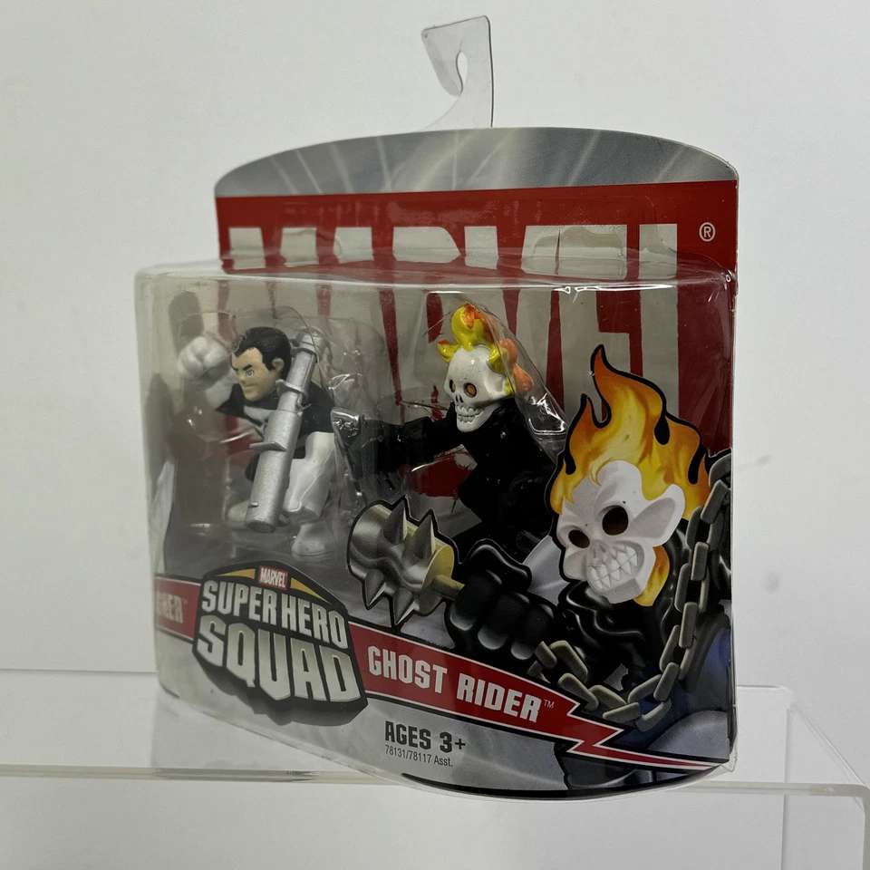 Figuras de acción Marvel Super Hero Squad Punisher y Ghost Rider Hasbro nuevas selladas Foto 4 de 4