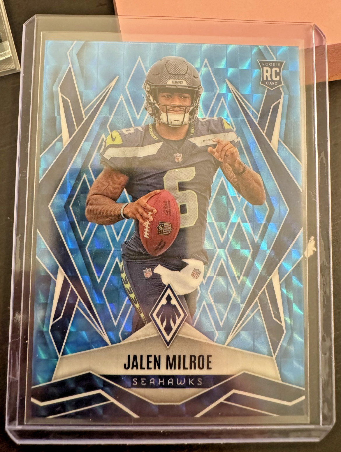 2025 Panini Phoenix - Jalen Milroe #151 Light Blue Pyramids 072/385 🔥