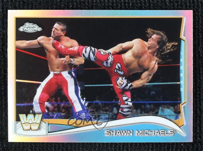 2014 Topps Chrome WWE Refractor Shawn Michaels #109