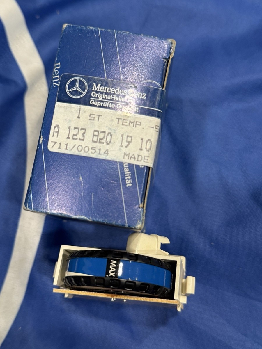 Mercedes W123 C123 Temperature Selector Switch 1238201910 Heating Mercedes W123 C123 Temperature Selector Switch 1238201910 Heating