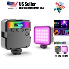 Magnetic RGB Led Video Light LED Camera Light 360  Full Color Portable Photog...