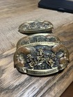 Navy Chief Navy pride Goat Belt buckle Chief Season Steel LOT Of 3 buckle USN  — photo 2