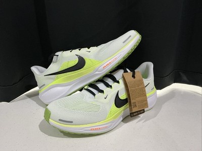 Nike Pegasus 41 Running Shoes White Volt Ice Barely Volt Men Sz 13 NEW Black