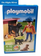Playmobil 5125 Hofhund m. Welpen Bauernhof Hundeh&uuml;tte selten  Neu OVP