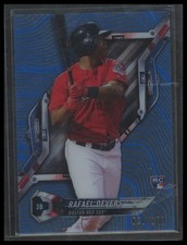 2018 Topps High Tek #HT-RD Rafael Devers Blue Rainbow Foil #/150 RC