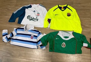 Retro Soccer Jersey Lot Of 4 