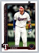 2025 Topps #51 Jonah Heim - Texas Rangers