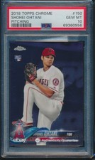 PSA 10 SHOHEI OHTANI/OTANI 2018 TOPPS CHROME PITCHING Rookie Card RC GEM MINT
