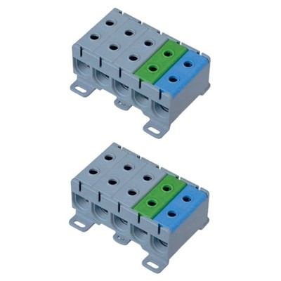 Heavy Duty Aluminum Rail Type Terminals Box Universal Electrical Distribution