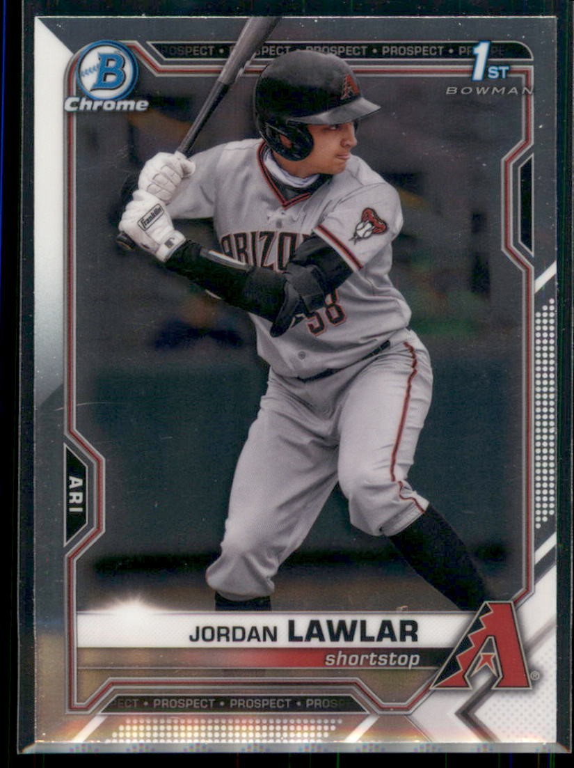 2021 Bowman Draft Jordan Lawlar Chrome #BDC-194 Arizona Diamondbacks