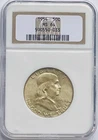 1954 Franklin Half Dollar - NGC MS64 - Toned