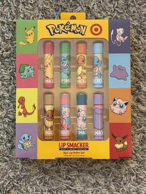Pokémon x Target Limited Edition 8pc Lip Smacker Balm Set IN HAND