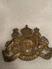 Ww1 German Bavarian Pickelhaube Helmet Plate Military