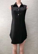 Nwt CUPSHE Women's Black Collared Cover-Up SIZE- Medium.