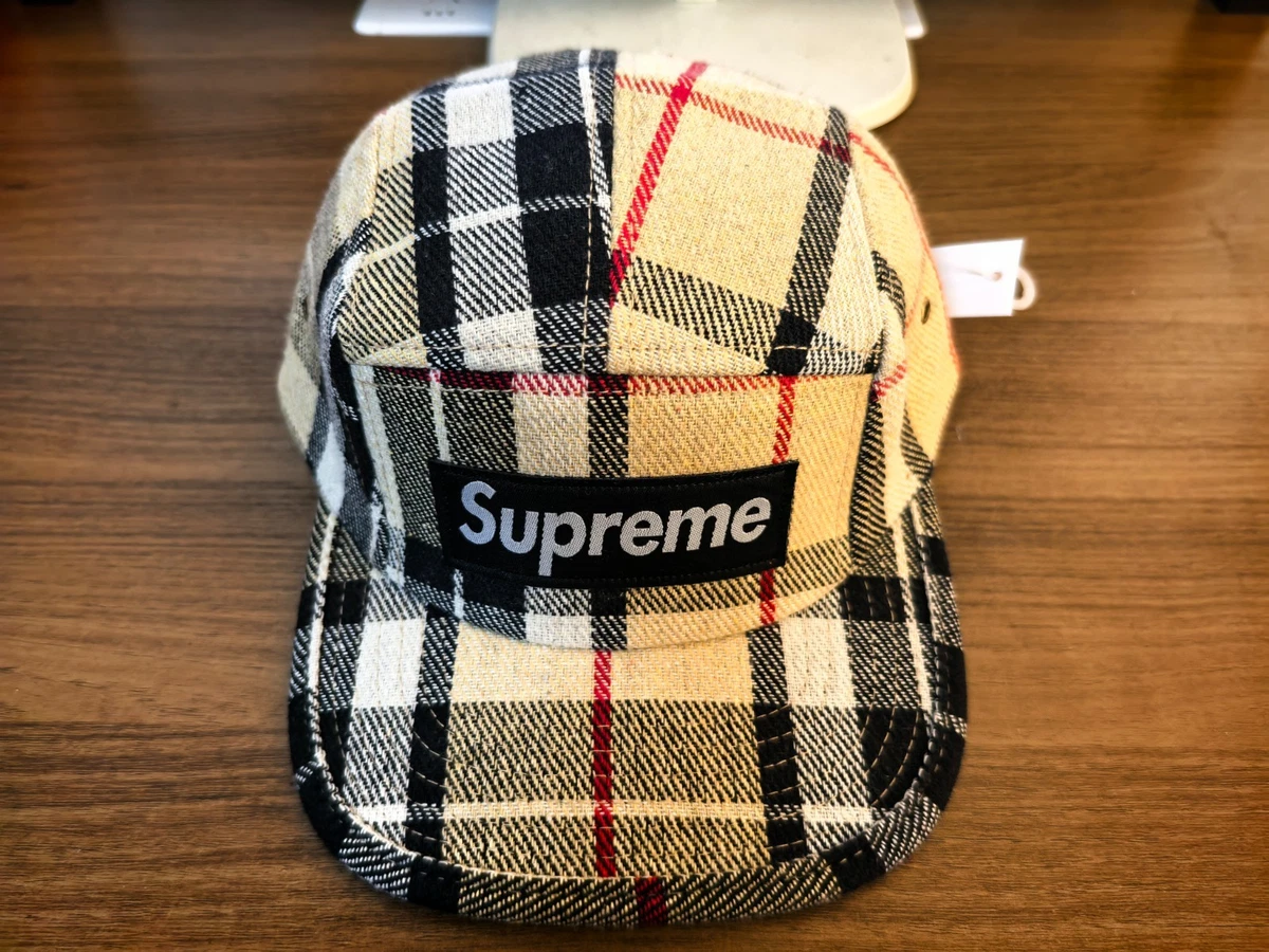 帽子 supreme Cordura Plaid Camp Cap Black Supreme - Cordura Plaid Camp Cap Black – HOMEGAME TOKYO