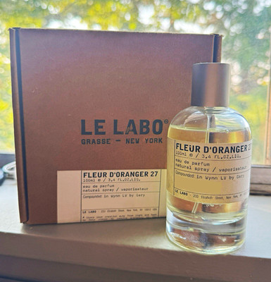 Le Labo Fleur d'Oranger 27 Eau de Parfum Spray, 100ml / 3.4 fl oz, 95% Full