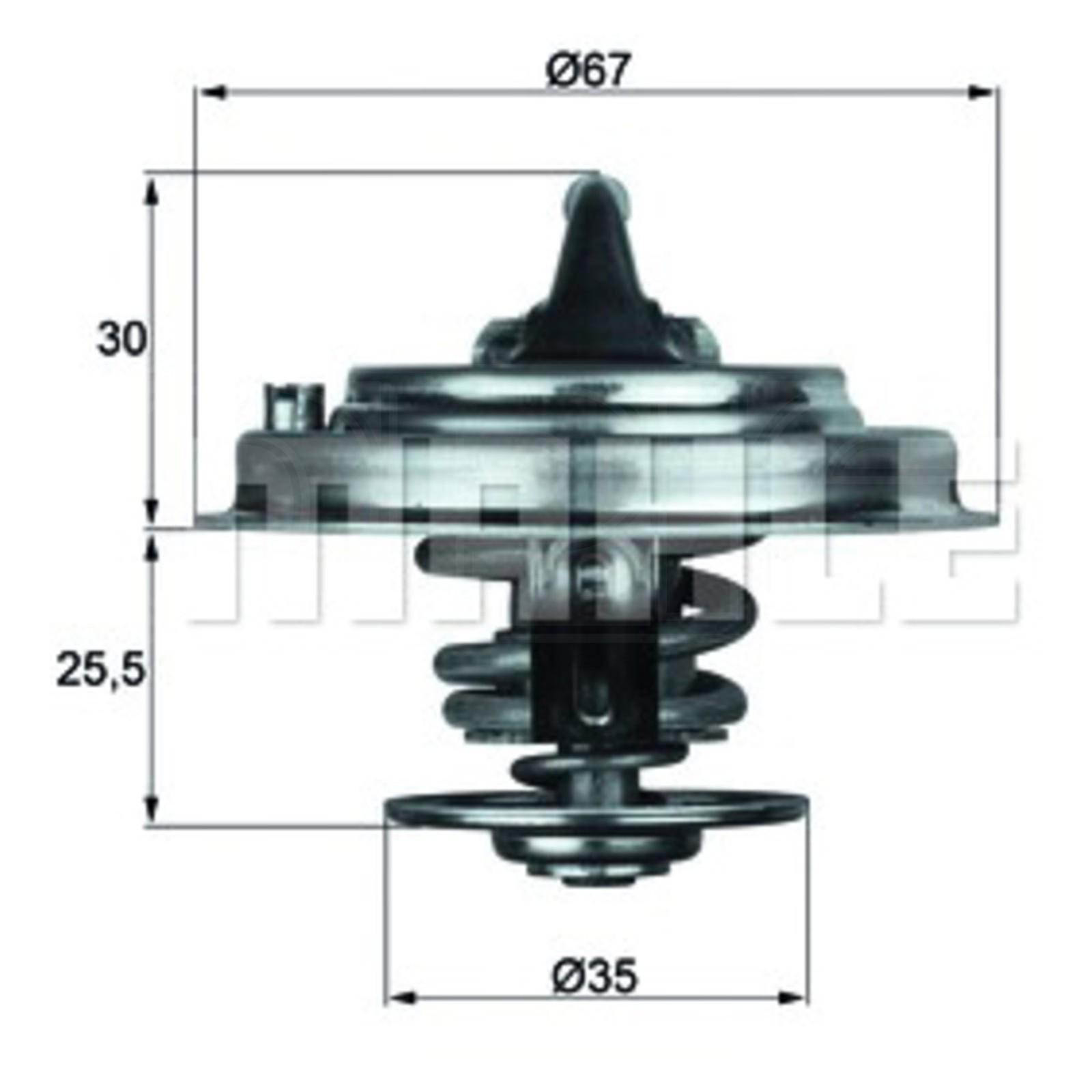 Thermostat Insert MAHLE TX 30 80D Quality MAHLE Genuine UK Stock
