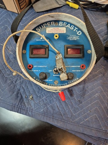 HJ ARNETT SUPER BEAST D HJA-469-D Service Conductor Tester Untested