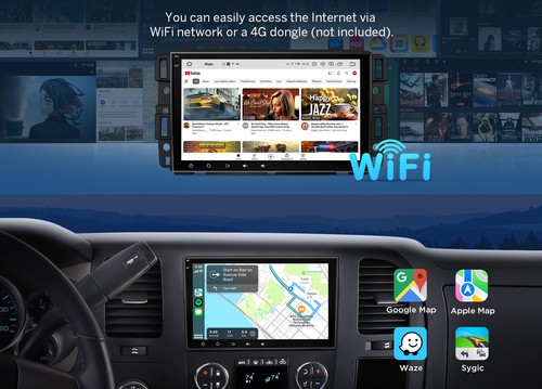 Android 14 8" IPS Car GPS Nav Stereo Radio Bluetooth DSP for Chevy Tahoe Express - Picture 16 of 23