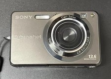 Sony Cyber-shot DSC-W300 13.6MP Digital Camera - Dark Graphite Englsih 95 New