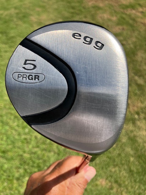 PRGR Egg PX-03D #5 fairway wood 18° w/ upgraded Graphite Design Tour AD DJ-5s