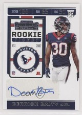 2019 Panini Contenders Rookie Ticket Derrick Baity Jr #234 Auto rj1