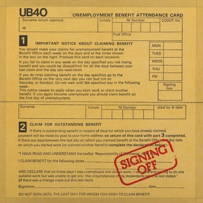 UB40 Signing Off (Vinyl) 12'' Album Coloured Vinyl