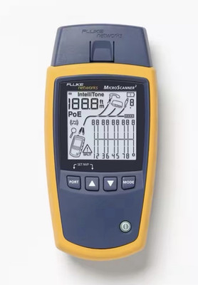 Fluke Networks MicroScanner2 Cable Verifier/Tester for RJ45 & F-Type Coaxial