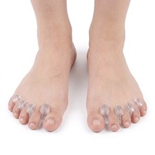 Soft Silicone Toe Separators Hallux Valgus Bunion Corrector  Pain Relief 1pair