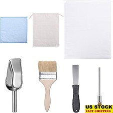 Complete Pellet Stove Cleaning Kit Deep Clean Tools Ash Dust Scraper Brushes New