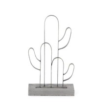 Metal Cactus Decor 7"W, 13"H 47959