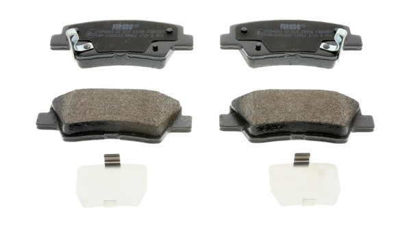 Ferodo Bremsbelagsatz Scheibenbremse Premier ECO Friction FDB4387 FüR Elantra AM-image