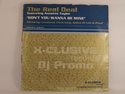 THE REAL DEAL FT. ANNETTE TAYLOR DON'T YOU WANNA BE MINE (2 DISCS) (285) 4 Track