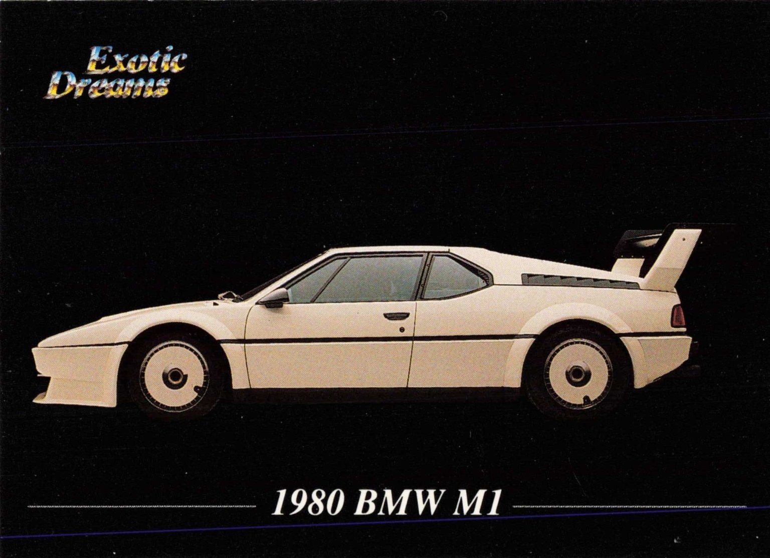 BMW M1 1992 Exotic Dreams All Sports Marketing Inc. #59