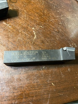 VALENITE Indexable Insert Tool Holder LTGL-16 LOC-A-DEX (H22)